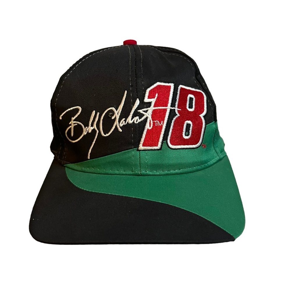 Bobby Labonte #18 Interstate Batteries Racing Vintage Snapback Hat Cap